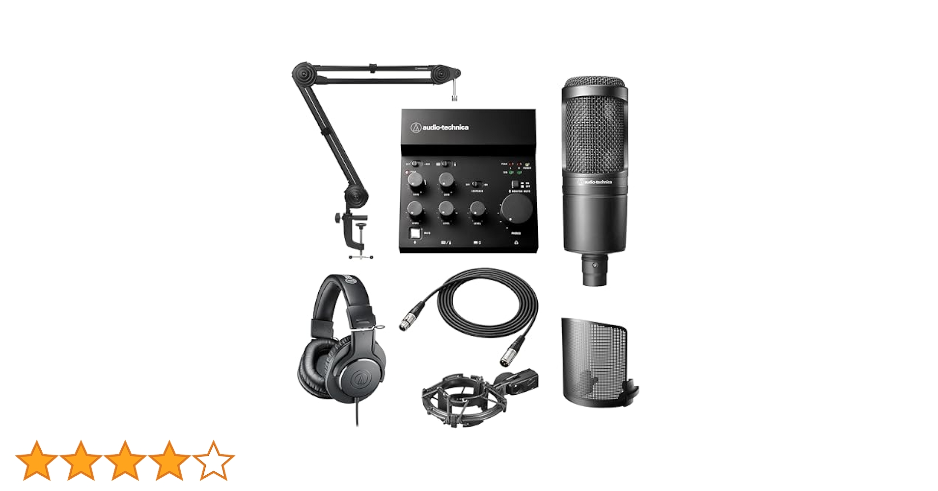 ★新品未開封 AT2020 & AT-UMX3 配信(iPhone接続セット) iPhone接続セット】 audio-technica AT-UMX3 AT2020配信セット